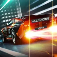 Hill racing car - Crazy game
