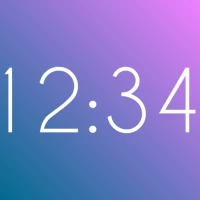 Fullscreen Clock