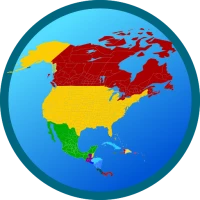 Map of North America