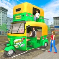 City Tuk Tuk: Driving Games 3D