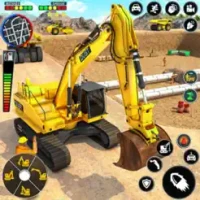 JCB Backhoe Loader Driving