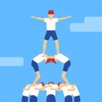 Human Tower.