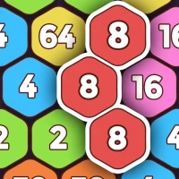 2048 Hexagon-Number Merge Game