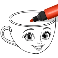 Coloring Page ASMR Drawing