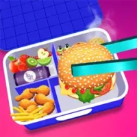 Fill Lunch Box: Organizer Game