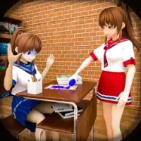 Anime High School Sakura Girl