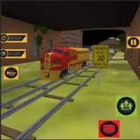 Train Station Rail Simulator