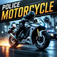 Police Motorcycle Drive Sim