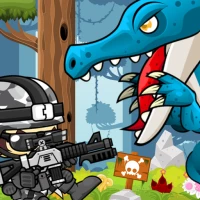 Jurassic Attack: Run 'n Gun