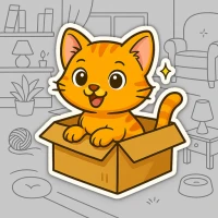Sticker Book: Coloring Puzzle