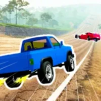 Slippery Slope Car Destruction