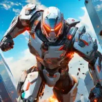 Iron Fight Suit Mech Man 3D