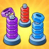 Screw Nuts &amp; Bolts Color Sort