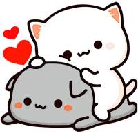Mochi Cat Animated Stickers