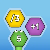 Hexa Snake Merge Number Puzzle