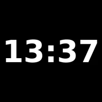 Fullscreen Clock