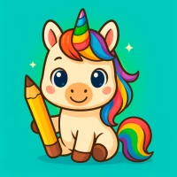 Coloring Kids Games: Draw Pets