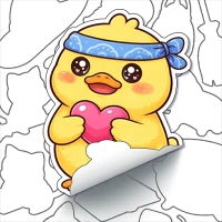 Sticker Merge: ASMR Art Story