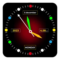Neon Clock - Digital Watch