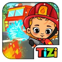 Tizi Town Kids Firetruck Games