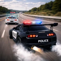 Police Car Chase Sim Games 3d