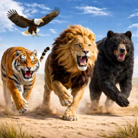 Wild Animal Run Race 3D