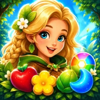 Mystic Bloom: Match 3 Puzzle