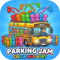 Parking Jam: Color Bus Sort