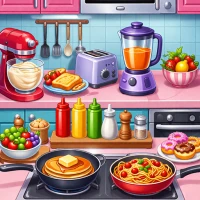 Kitchen Set Chef Cooking Games