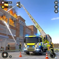 Fire Truck Firefighter Rescue