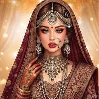 Indian Fashion Wedding Dressup