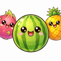 Fruit Drop & Merge Game