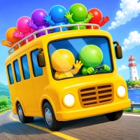 Color Bus Jam - Crowd Escape
