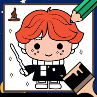 Harry Wizarding Coloring