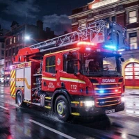 Fire Truck Rescue Games Pro